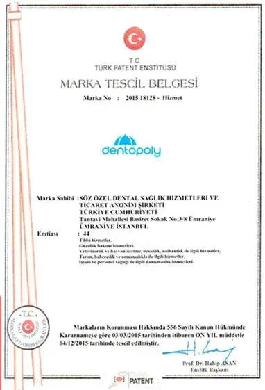 Trademark Registration Certificate